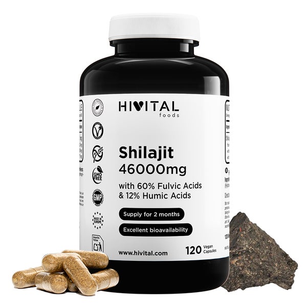 Shilajit 46000 mg | 120 vegane Kapseln 120 St