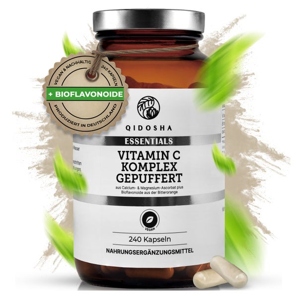 QIDOSHA Vitamin C Komplex gepuffert mit Bioflavonoiden 240 St