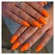 Acrylnägel Press On Mandel Mittel 24 Stück Orange 1 St