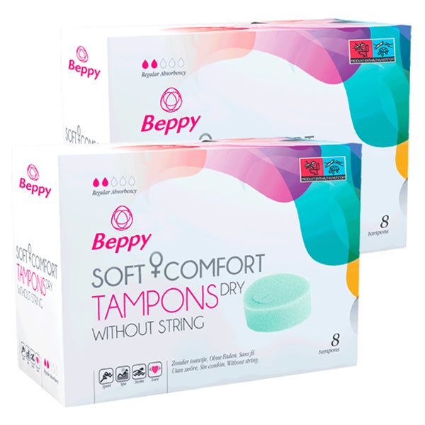 «DRY» (Classic) Soft Fadenlose Comfort Tampons, mittelgroß (16 Stück) 16 St