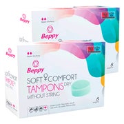 Produktabbildung: «DRY» (Classic) Soft Fadenlose Comfort Tampons, mittelgroß (16 Stück) 16 St