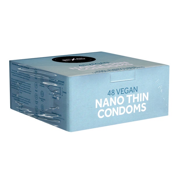 «Nano Thin» Kondome - 48er Pack, ultradünn, vegan, 0,043 mm (48 Kondome) 48 St
