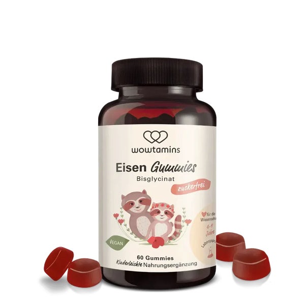 Eisen Gummies Bisglycinat Zuckerfrei 60 St