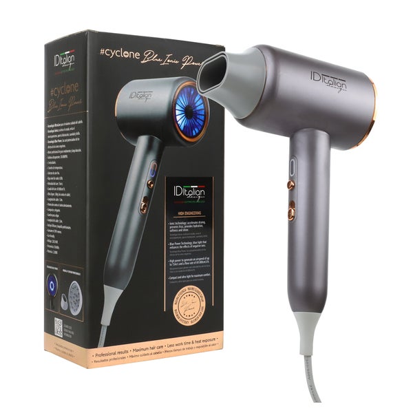 ITALIAN DESIGN ELECTRICAL ITEMS cyclone blue ionic power hair dryer  .