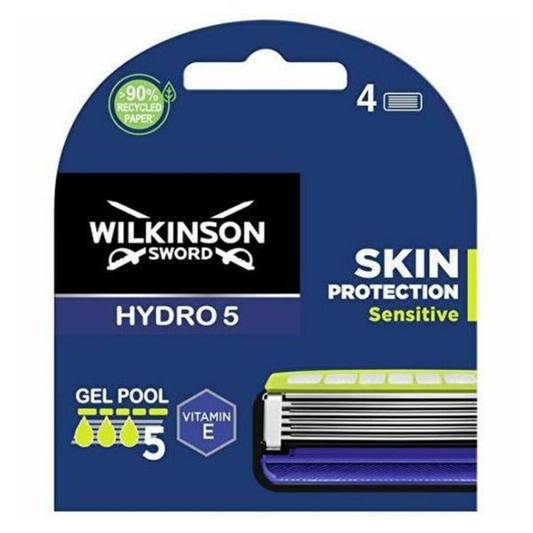WILKINSON Sword Men Hydro5 Skin Protection Sensitive Ersatz-Rasierklingen 4 Stk.