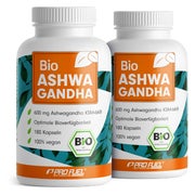 ProFuel - BIO Ashwagandha Kapseln KSM-66 - 2x 180 Kapseln 360 St