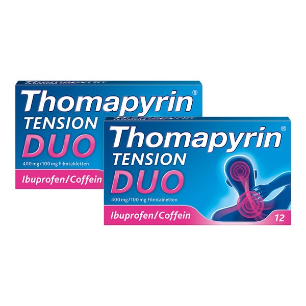 Thomapyrin TENSION DUO Schmerztabletten Doppelpack 2X12 St
