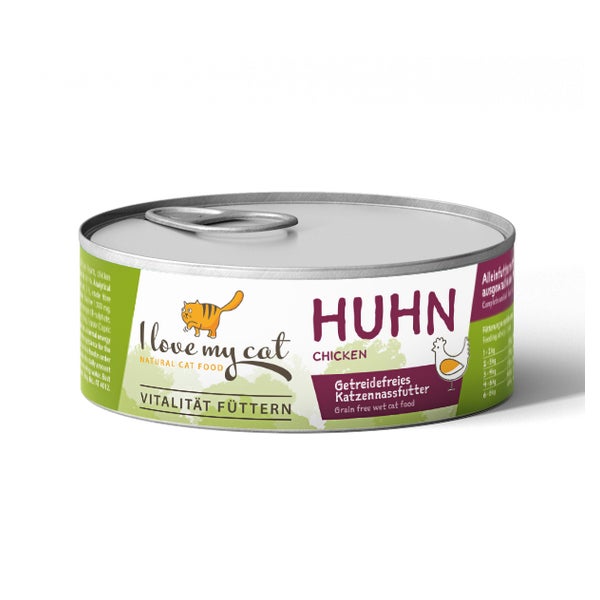 I love my cat Katzenfutter Nass mit Huhn 100 g 100 g