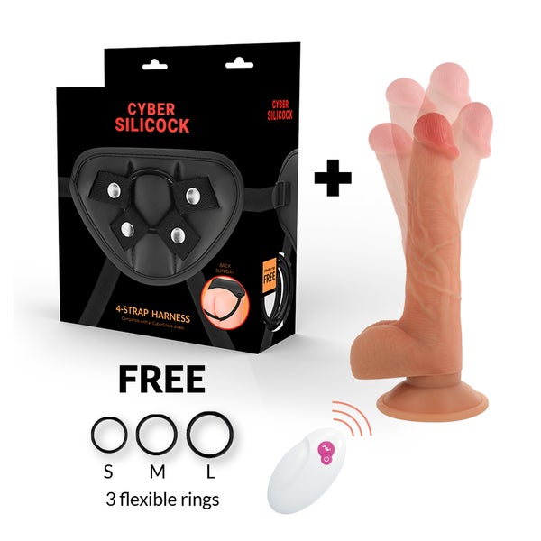 Cyber - Master John - Harness Pro Motion - Strap-on-Set