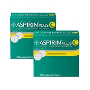 Produktabbildung: Aspirin® Plus C Brausetabletten Doppelpack 2X40 St