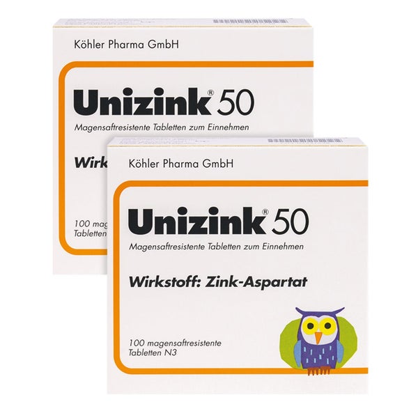 Unizink® 50 Doppelpack 2X100 St