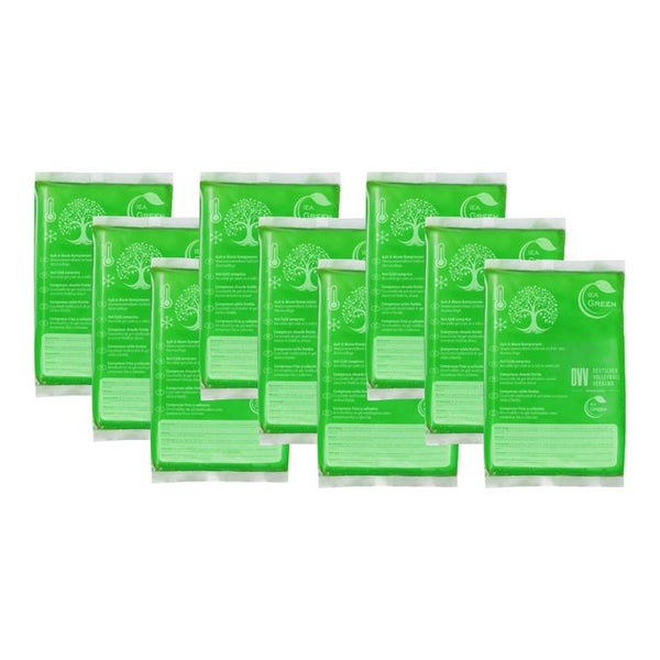 IEA Green Kalt Warm Kompresse - 12x20cm - 9er Box 9 St
