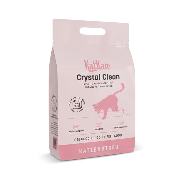 Crystal Clean - Smarte Katzenstreu mit Gesundheitsindikator 2,7 kg