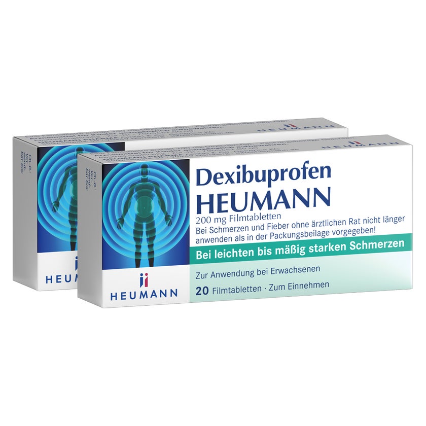 Dexibuprofen Heumann 200 Mg 20 St 2X20 St