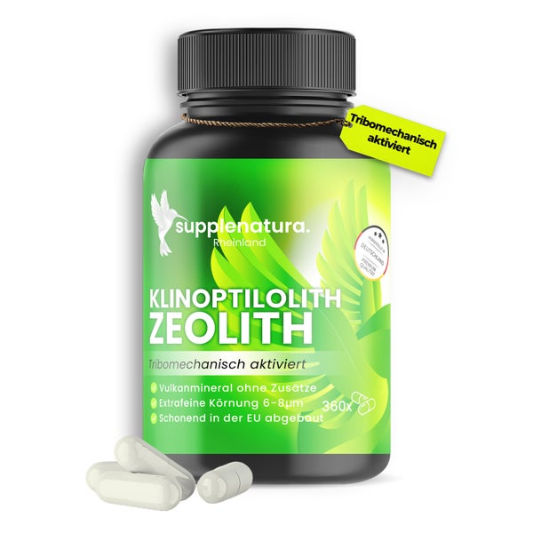supplenatura Rheinland® Zeolith Kapseln - Klinoptilolith 360 St