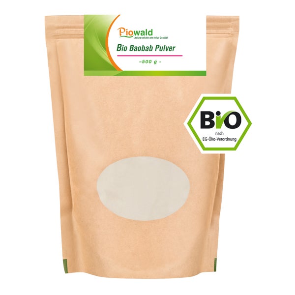 Piowald BIO Baobab Frucht Pulver 500 g