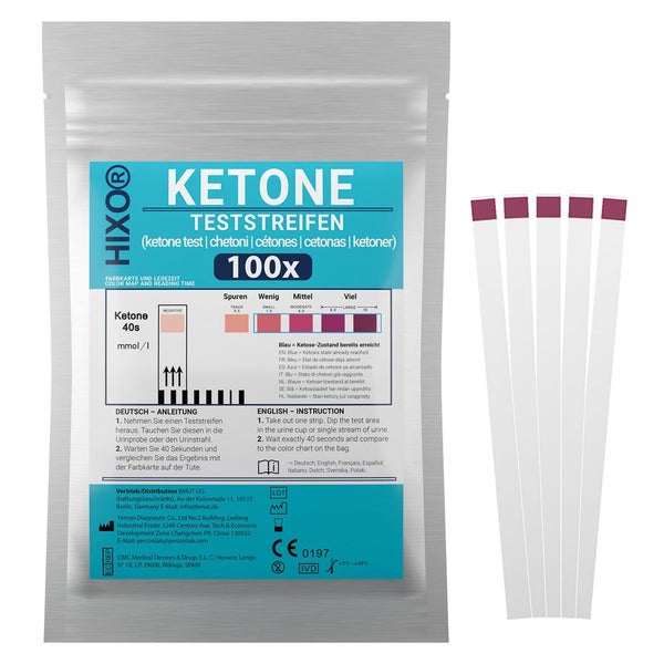 HIXO Ketose Teststreifen Urin 100 St