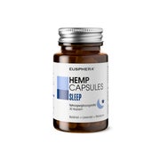 HEMP CAPSULES SLEEP - Natürliches Schlafpräparat mit GABA, Baldrian und Vitamin B6 - 20 Kapseln 30 St