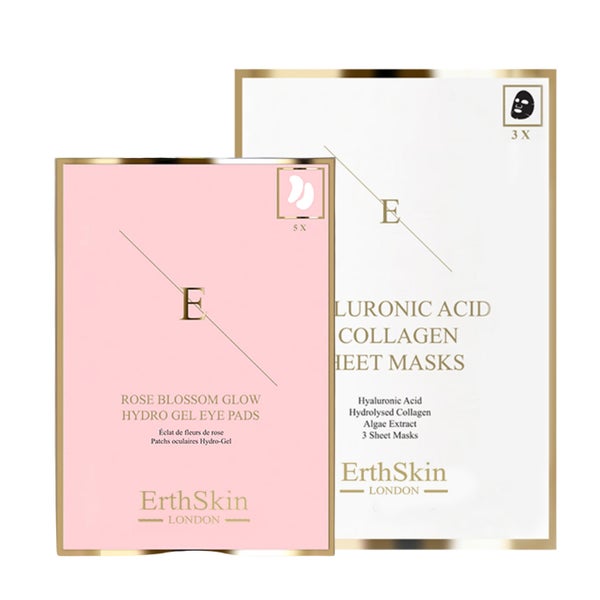 Hyaluronsäure- Und Kollagenmaske + Augenpads Set 1 St