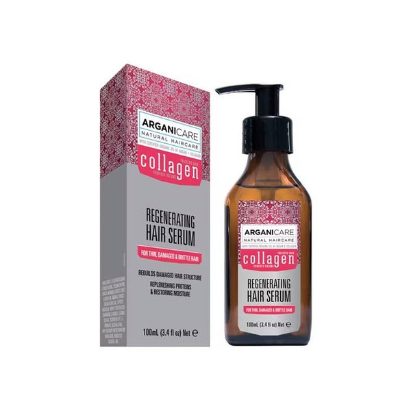 Arganicare Regenerierendes Serum - Feines, devitalisiertes Haar ohne Volumen - Collagen  St