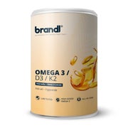 Produktabbildung: brandl® Omega 3 D3 K2 Kapseln mit Premium Fischöl Omega 3 | EPA DHA hochdosiert mit 2:1 Verhältnis 240 St