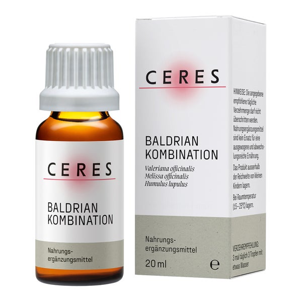 Ceres Baldrian Valeriana Kombination Tropfen 20 ml