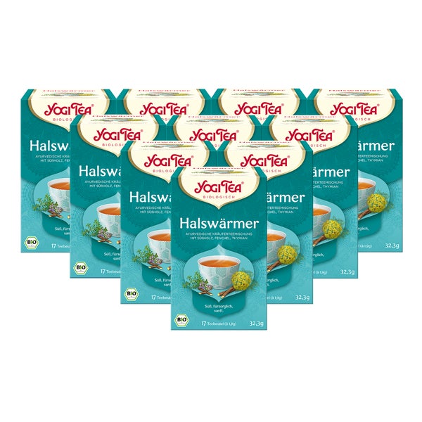 Yogi Tea - Halswärmer Bio Kräutertee | 10 x 30,6g 10x17 St