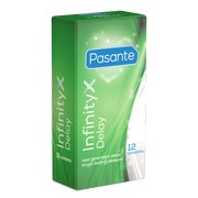 InfinityX Delay 12 Kondome mit 8,5 % Benzokain, 53 mm (12 Kondome) 3 St