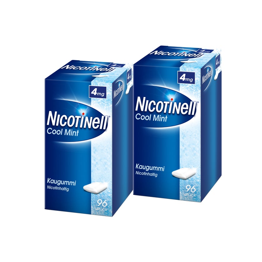 Nicotinell Kaugummi 4 mg Cool Mint 2X96 St