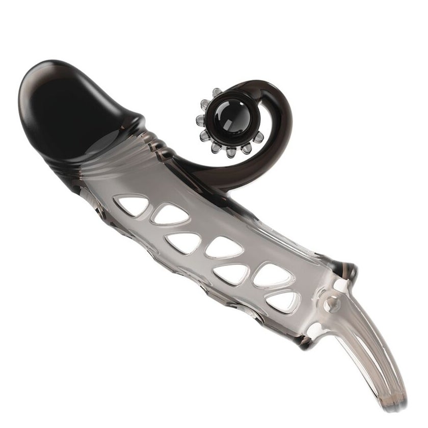 penishülle vibration Vibrierender Penishüllen-Erektionsring mit Noppen – WeLovePlugs main image 1