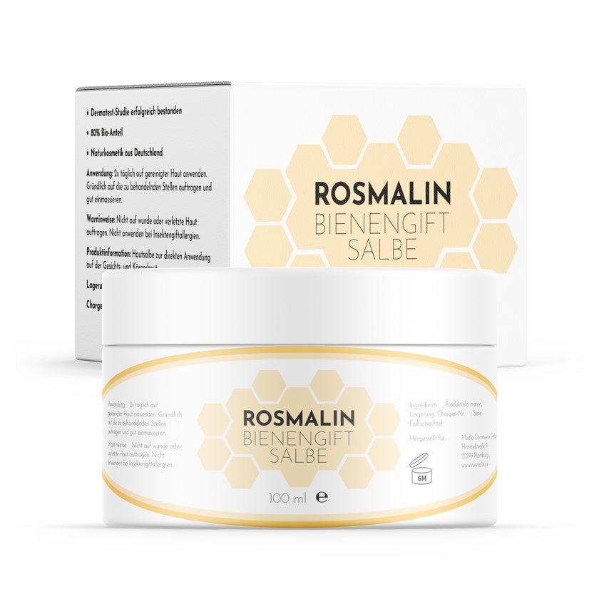 Rosmalin® Bienengiftsalbe - Bienengift Creme 100 ml