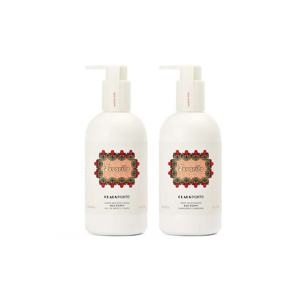 Claus Porto Körpercreme Favorito Red Poppy Duo Set Body Care