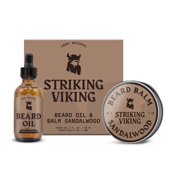 Striking Viking Bartöl & Bartbalsam Sandelholz 60 ml