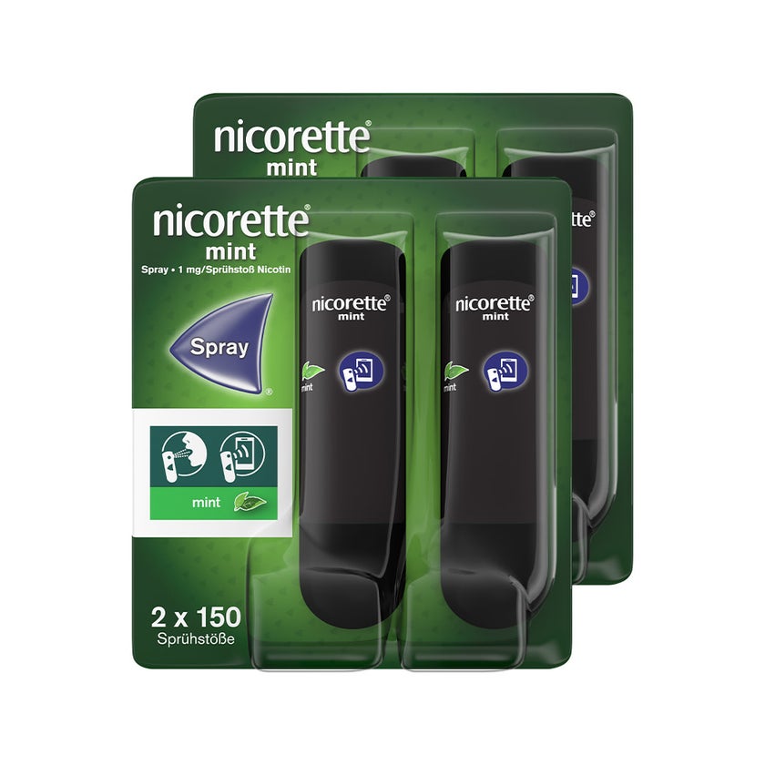 Nicorette Mint Spray 2 Doppelp. 600 Sp