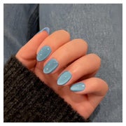 Press On Nails Gel Kurz Mandel Cateye Mirror Chrome 30 Pcs G 1 St
