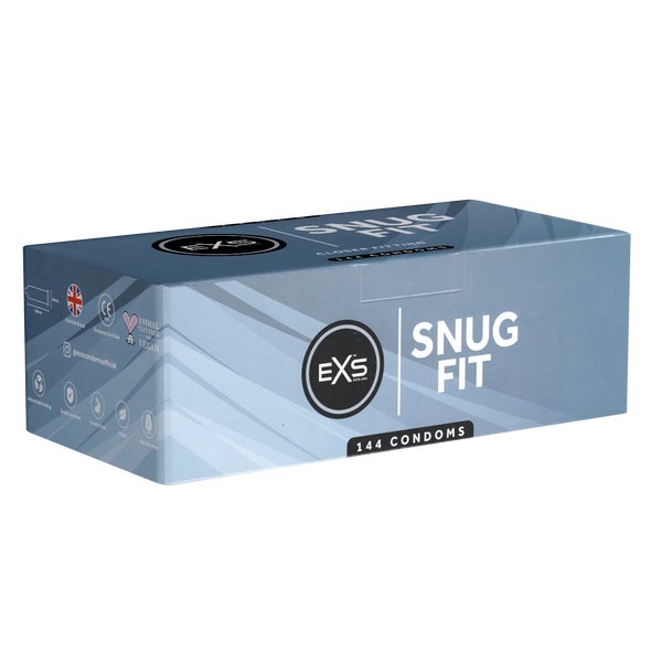 «Snug Fit» Kondome - 144 Stück, vegan, 49 mm, extra feucht (144 Kondome) 144 St
