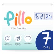 Pillo Windeln Größe 7 XXL 15+ Kg 26 St