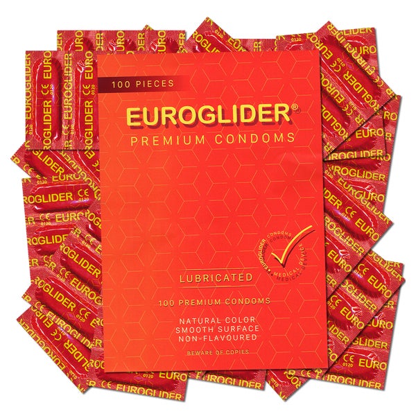 Asha «Euroglider» strapazierfähige Profi-Kondome (100 Kondome) 100 St