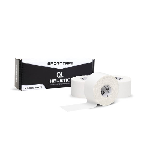 HELETIC Sporttape 3,8cm x 10m - ATHLETE EDITION  - weiß 3 St