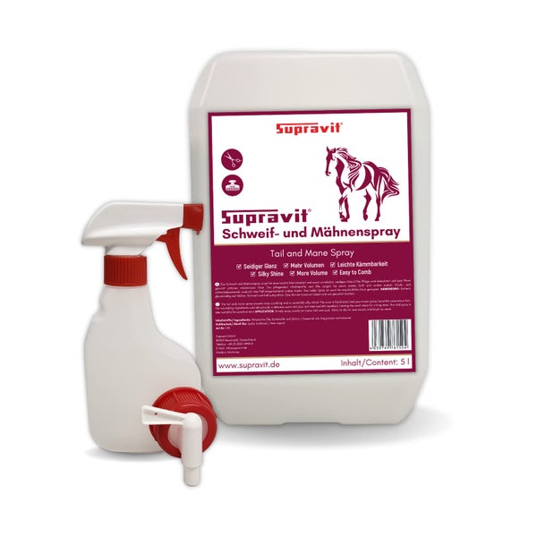 Supravit Schweif und Mähnenspray 5 l 5 l