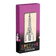 XL-Scherzkondom Eiffelturm Paris Motiv 1 Stück handbemalt (1 Stück) 1 St