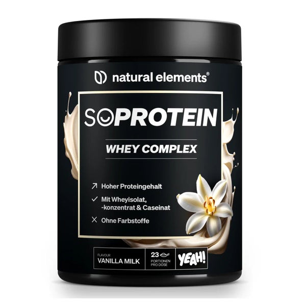 natural elements SoProtein Whey Complex Vanilla Milk 690 g