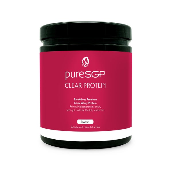 Puresgp Clear Protein Pulver Peach Ice Tea 500 g