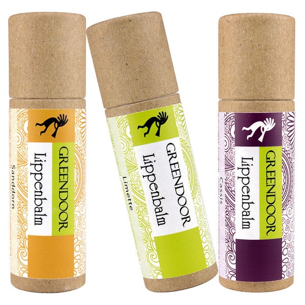 GREENDOOR Lippenpflege Set FRUCHT