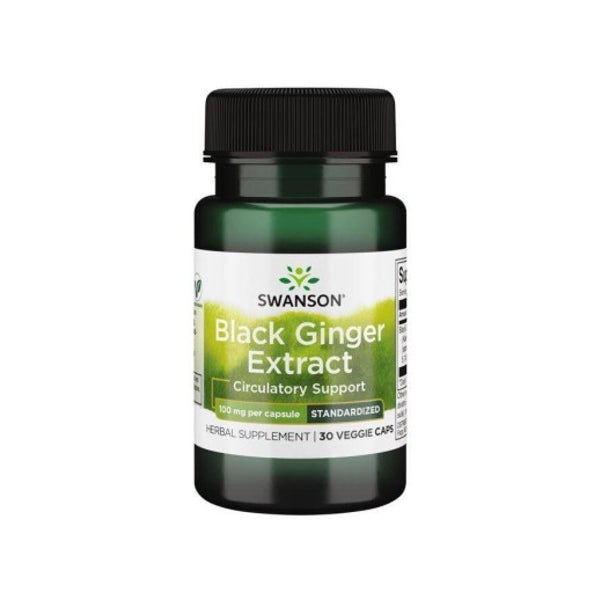 Schwarzer Ingwer-Extrakt 100 mg, Kapseln 30 St