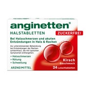 Anginetten Halstabletten Zuckerfrei Kirsche 24 St