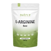 nutri+ L-Arginin Base Pulver- hochdosierte Aminosäure 500 g