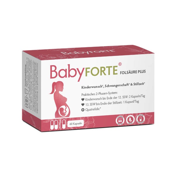 BabyFORTE FolsäurePlus - Kinderwunsch bis Stillzeit 60 St