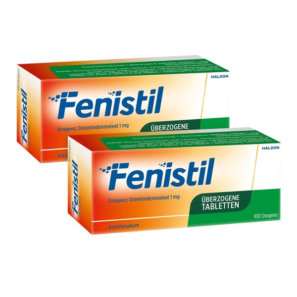 Fenistil Dragees Antiallergikum Doppelpack 2X100 St