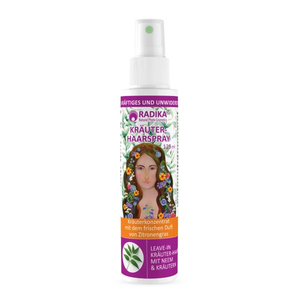 Bioherba Haarspray mit Neem & Kräutern 125 ml